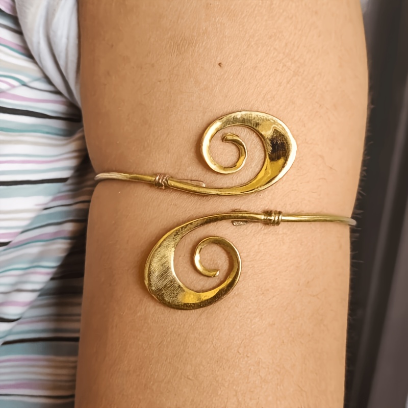 Women's Adjustable Double Helix Open Design Bangle